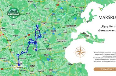 Maršrutas „Rytų Lietuvos ežerų pakrantėmis“